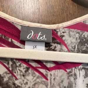 Dots Pink and Brown Women's Blouse